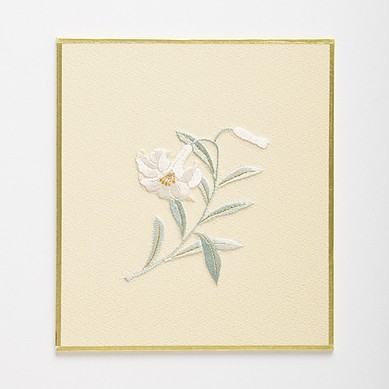 オリジナル刺繍] 額・12ヶ月の花 | 【通販】日本刺繍・京繍の